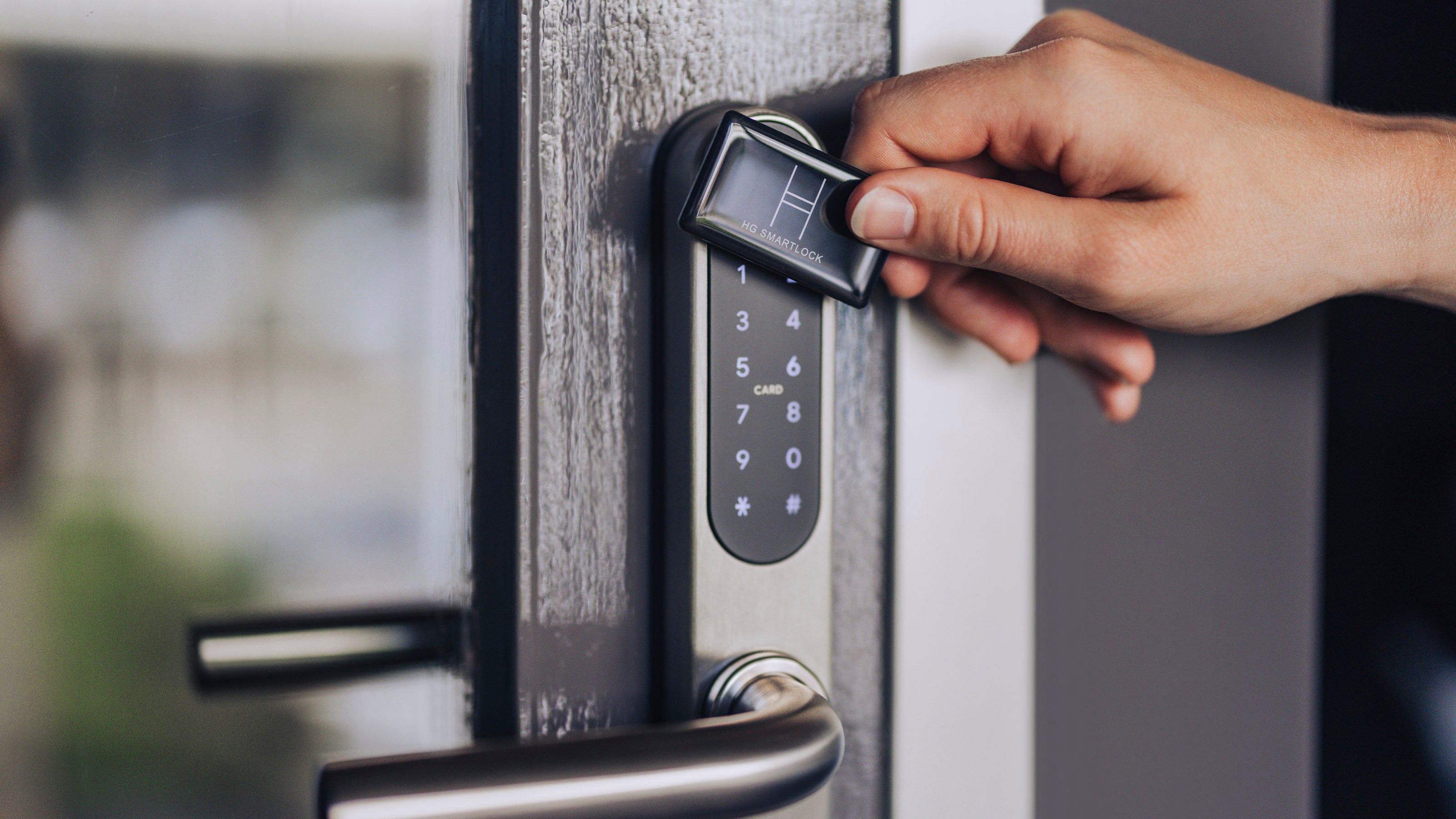 HG Omniquard Pro Smartlock Deurbeslag Blind RVS